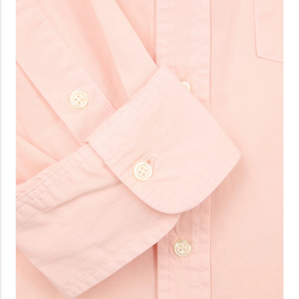 Citizens Of Humanity Pink Oversized Long Sleeve Notched Collar Shirt - Picture 3 of 8